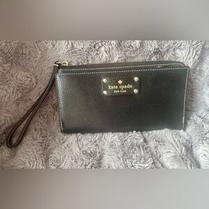 Black Wristlet KATE SPADE New York Wellesley Layton Cell Phone Wallet NEW!